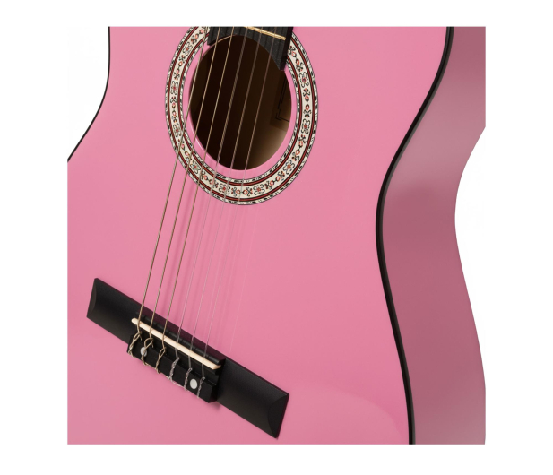 MusicMate Gitara klasyczna MM-G17 ClassicPink - 1588159 - zdjęcie 7